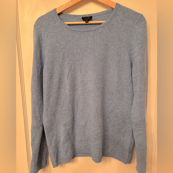Talbots Sweaters - Talbots Blue Cashmere Crewneck sweater size large